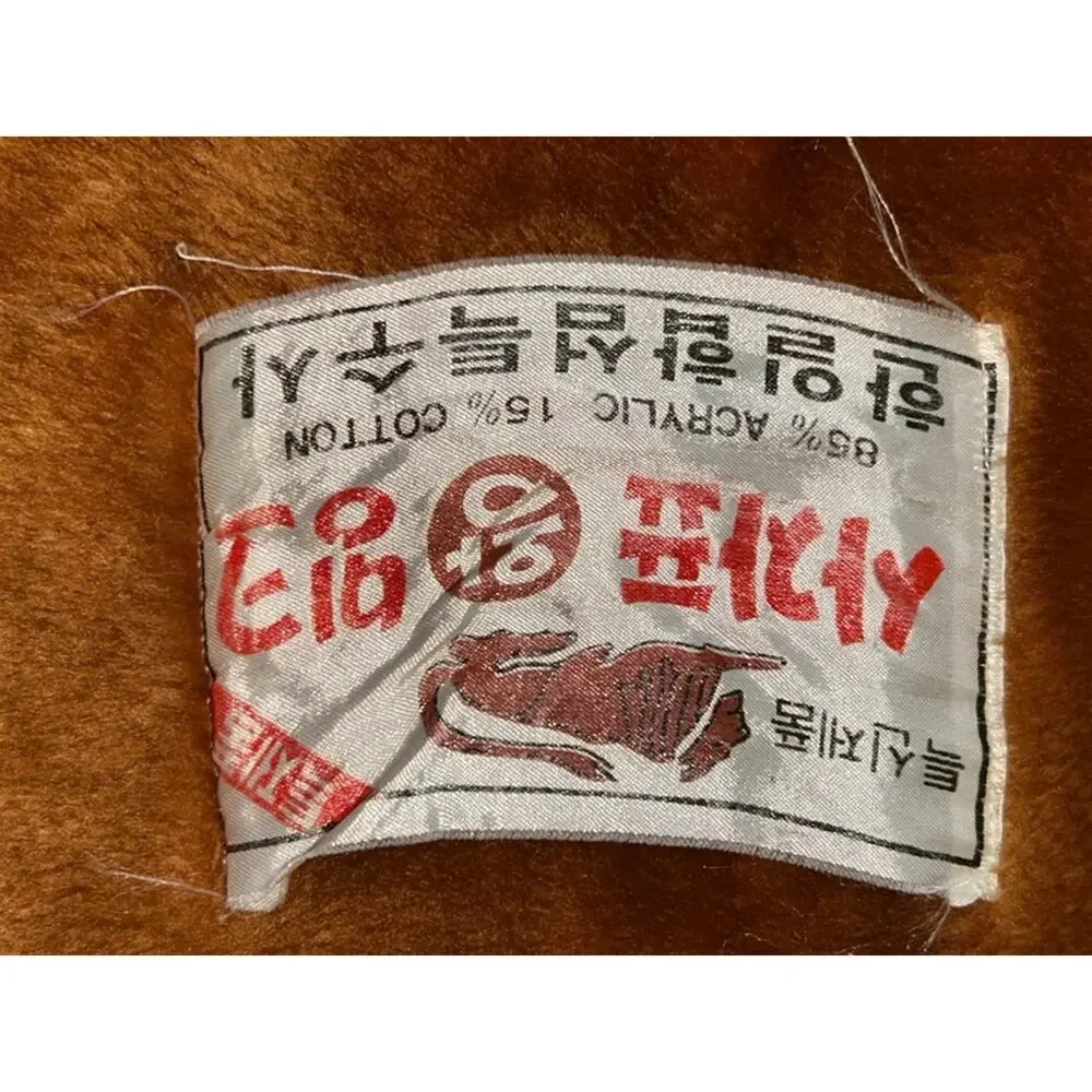 vintage Panda Bear bamboo reversible blanket Korean mink Minky